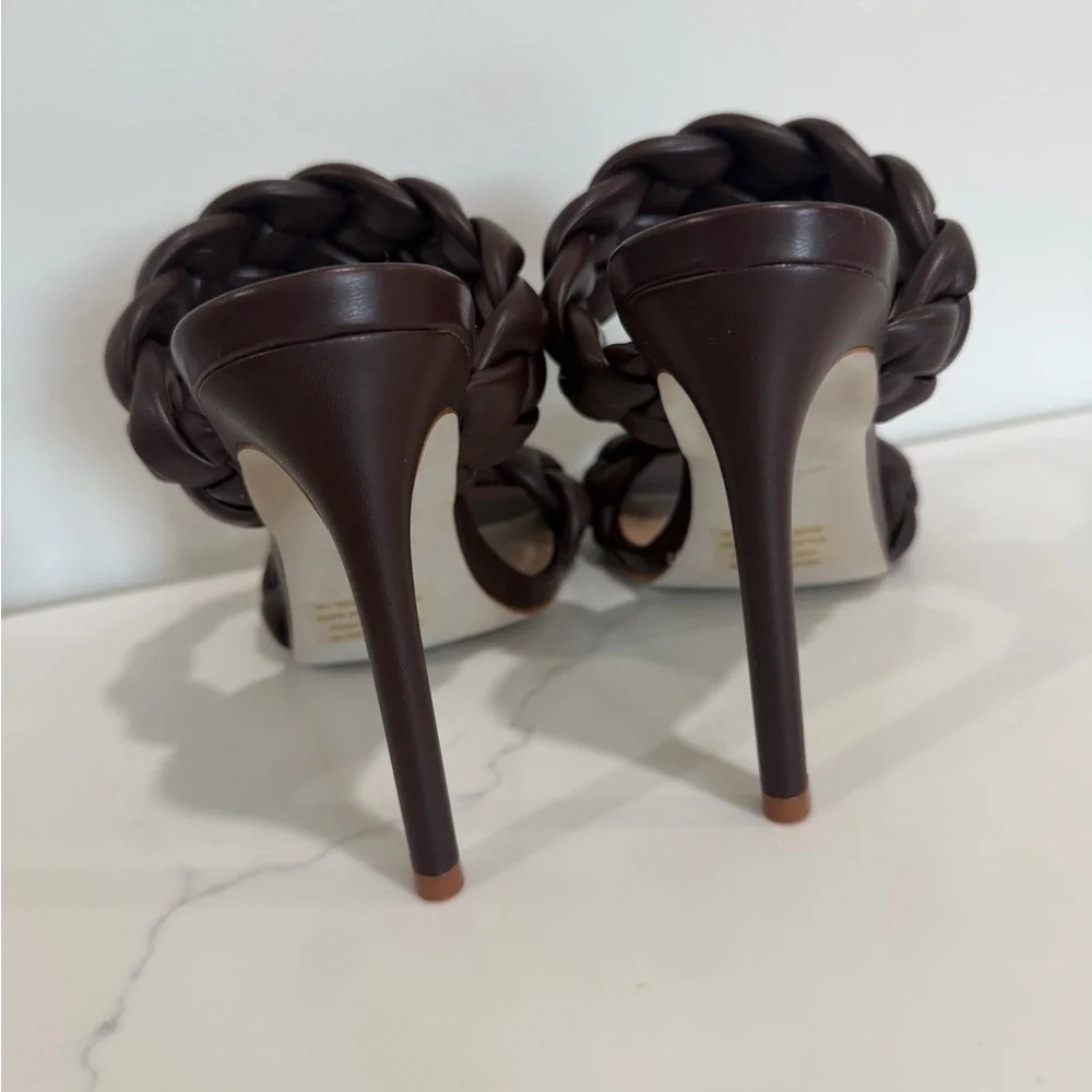 Steve Madden Size 9 Kenley Woven Slide Sandal - Picture 4 of 14